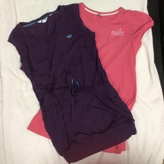 アディダス(adidas)の値下げしました。アディダス　NIKE ロングシャツ(Tシャツ(半袖/袖なし))