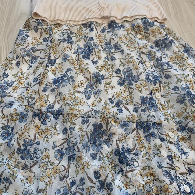 ZARA(ザラ)のECLIN 花柄スカート レディースのスカート(ロングスカート)の商品写真