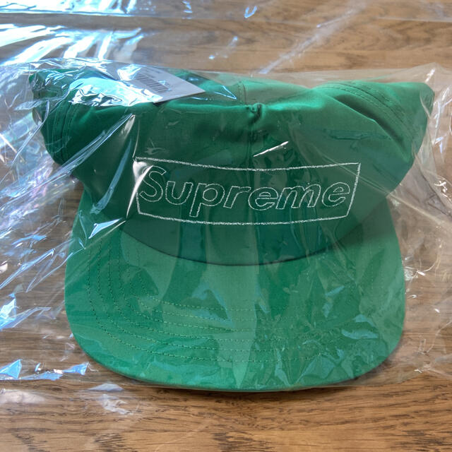 supreme kaws chalk logo 5-panel cap キャップ