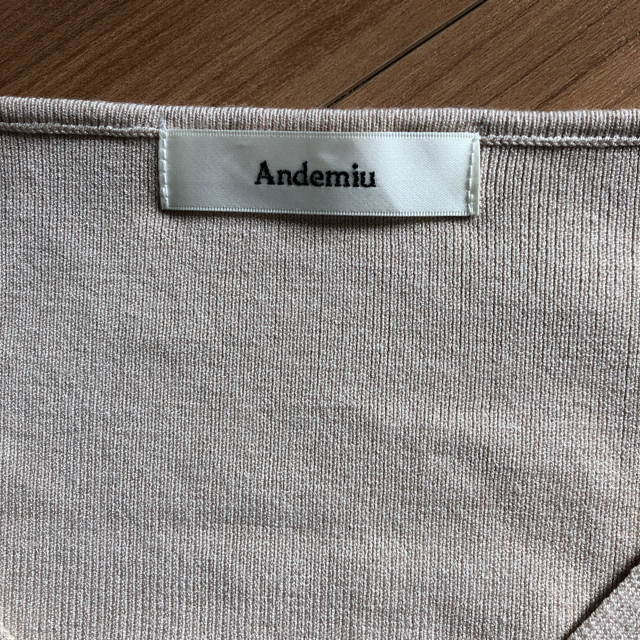 Andemiu(アンデミュウ)のアンデミゥ　Vネック　ニット レディースのトップス(ニット/セーター)の商品写真