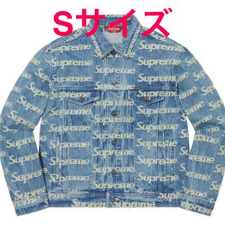 シュプリーム(Supreme)のSサイズ　Frayed Logos Denim Trucker Jacket(Gジャン/デニムジャケット)