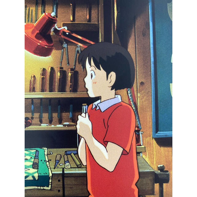 ジブリ(ジブリ)の額装品　ジブリ　耳をすませば　ポスター　宮崎駿　カレンダー　2019 エンタメ/ホビーのアニメグッズ(ポスター)の商品写真
