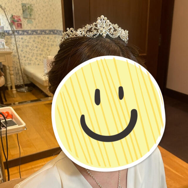 ブライダルアクセサリー　ティアラ　花嫁　ウエディング　結婚式 レディースのヘアアクセサリー(その他)の商品写真