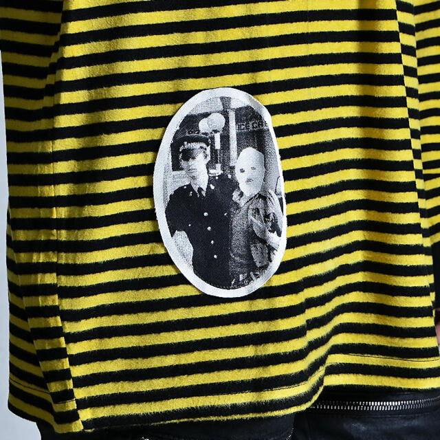 ALTER VENOMV(オルターべノム)のOz ロングスリーブ Tシャツ / V系 イエロー ジェンダーレス メンズのトップス(Tシャツ/カットソー(七分/長袖))の商品写真