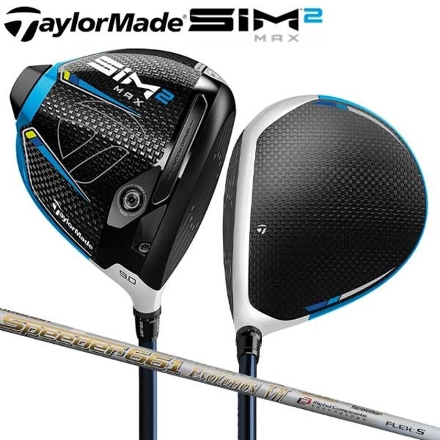 TaylorMade(テーラーメイド)の【新品】テーラーメイド SIM2 MAX スピーダーエボリューション７　661 スポーツ/アウトドアのゴルフ(クラブ)の商品写真