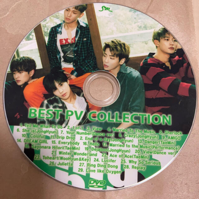 SHINee(シャイニー)のSHINee BEST PV COLLECTION DVD エンタメ/ホビーのDVD/ブルーレイ(ミュージック)の商品写真