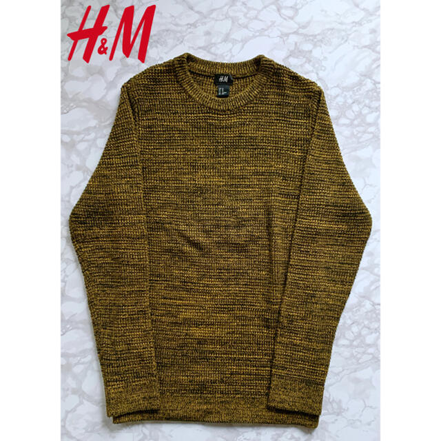 H&M(エイチアンドエム)の美品 H&M ニット セーター スリム エイチアンドエム メンズのトップス(ニット/セーター)の商品写真