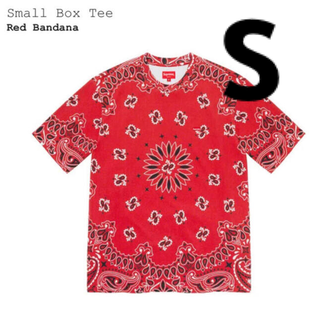 Sサイズ Supreme Small Box Tee Bandana Red - Tシャツ/カットソー ...