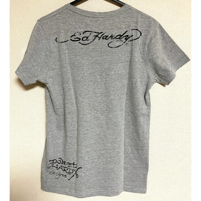 Ed Hardy(エドハーディー)のエドハーディー メンズ Tシャツ Lサイズ グレー メンズのトップス(Tシャツ/カットソー(半袖/袖なし))の商品写真