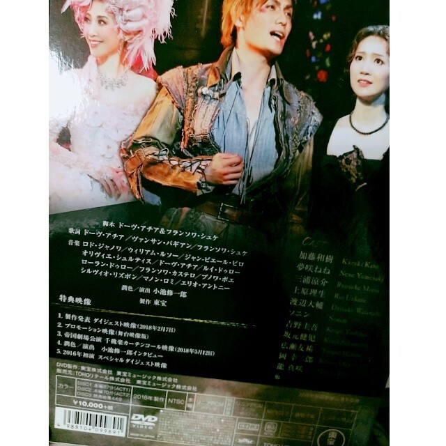 【HO様専用】1789バスティーユの恋人たち　DVD チケットの演劇/芸能(ミュージカル)の商品写真