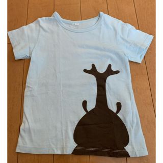 ムジルシリョウヒン(MUJI (無印良品))の★こまとわ樣専用★Tシャツ　120cm かぶとむし(Tシャツ/カットソー)