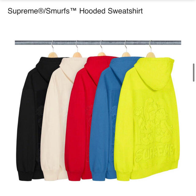 Supreme smurfs Hooded Sweatshirt