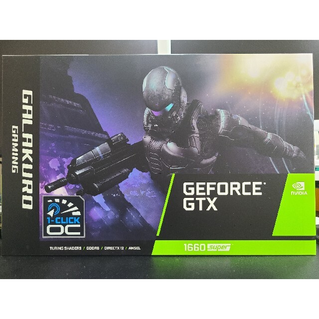 玄人志向 NVIDIA GeForce GTX 1660Super - PCパーツ