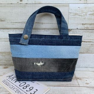 ☆ゆう様専用☆ハンドメイド ミニトートバッグ  デニム リメイク (バッグ)