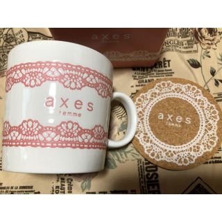 アクシーズファム(axes femme)のaxes femme ノベルティー マグカップ  コースター(食器)