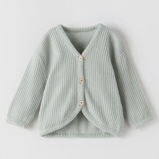 ザラキッズ(ZARA KIDS)のデイジー　ニットカーディガン　ZARA ZARAbaby(カーディガン)