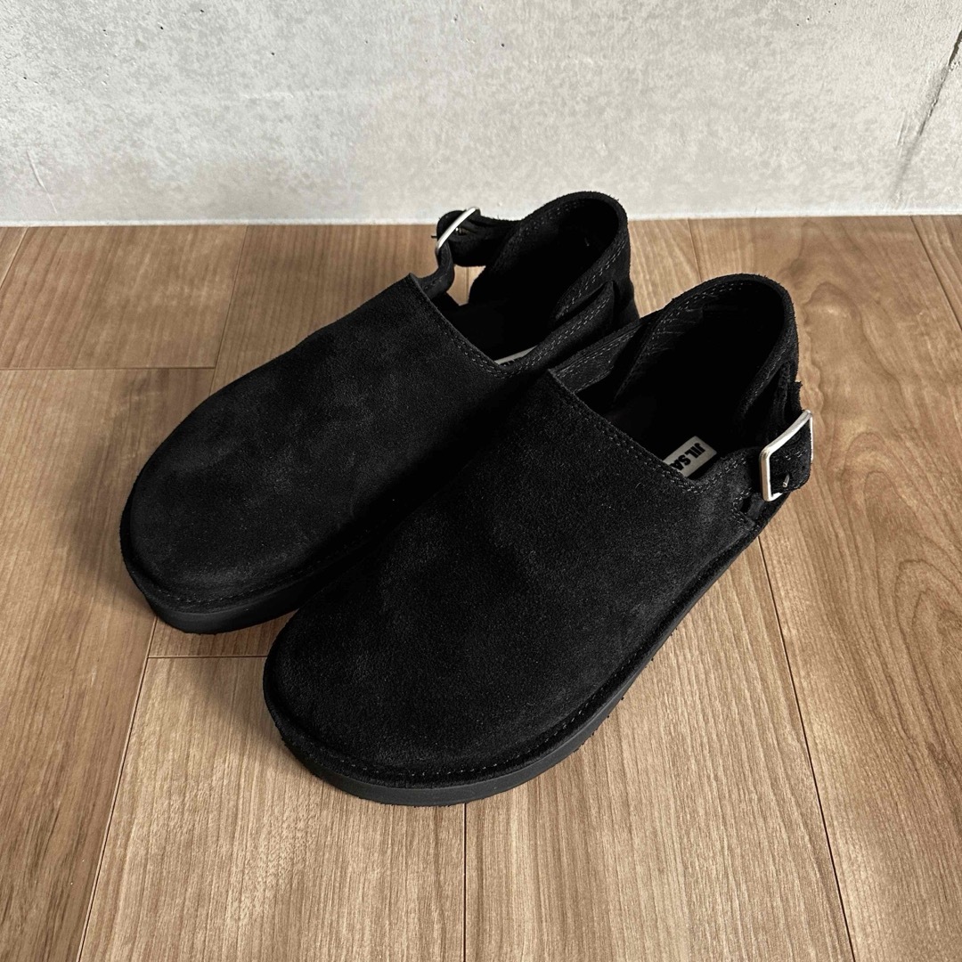 JIL SANDER - JIL SANDER スエードサンダル バックル ブラック JIL SANDER - JIL SANDER スエードサンダル バックル ブラック