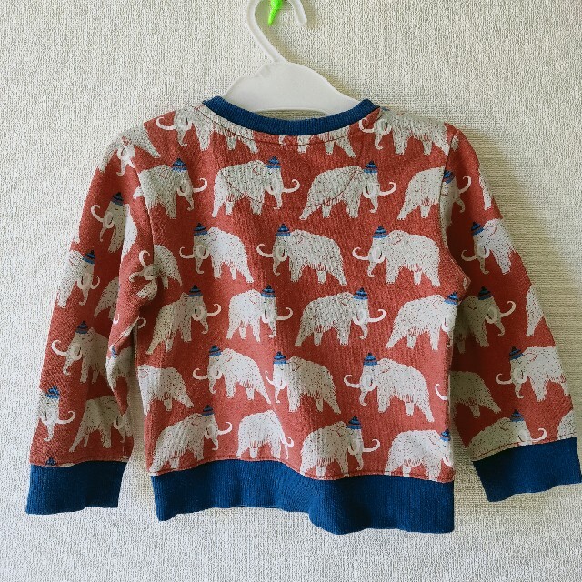 Boden(ボーデン)のベビーボーデン　boden　マンモス柄　カットソー　98 キッズ/ベビー/マタニティのキッズ服女の子用(90cm~)(Tシャツ/カットソー)の商品写真