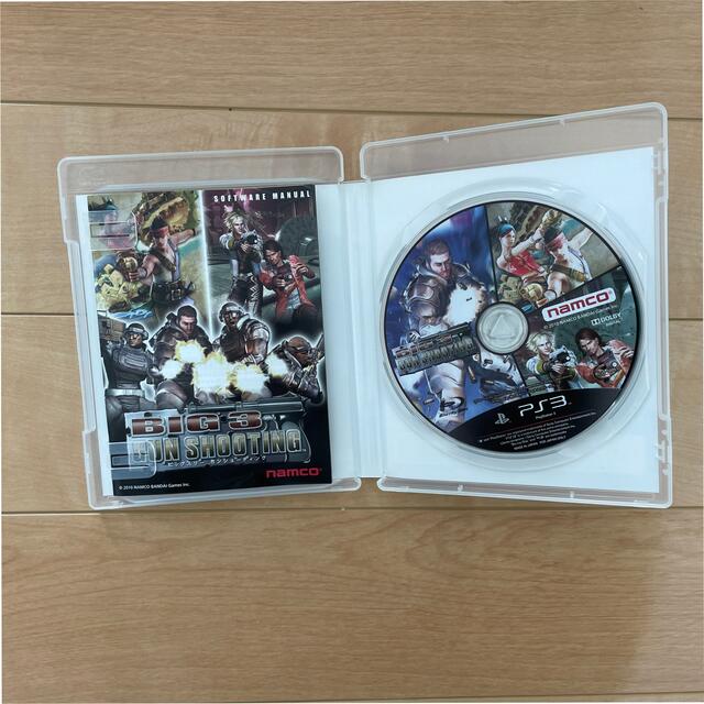 BANDAI NAMCO Entertainment(バンダイナムコエンターテインメント)のBIG 3 GUN SHOOTING PS3 エンタメ/ホビーのゲームソフト/ゲーム機本体(家庭用ゲームソフト)の商品写真