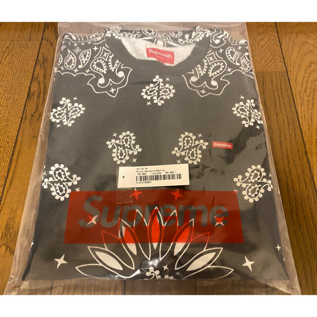 Supreme(シュプリーム)のsupreme small box tee bandana black サイズM メンズのトップス(Tシャツ/カットソー(半袖/袖なし))の商品写真