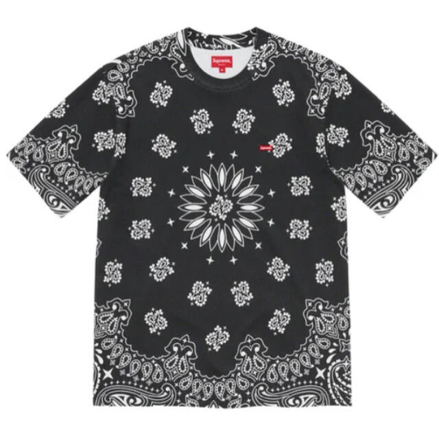 supreme small box tee bandana black サイズM - Tシャツ/カットソー ...