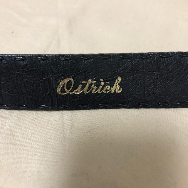 OSTRICH(オーストリッチ)のオーストリッチベルト黒 メンズのファッション小物(ベルト)の商品写真