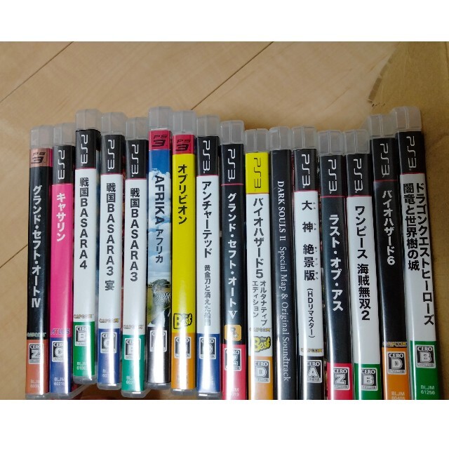 ps3ソフト５２本セット