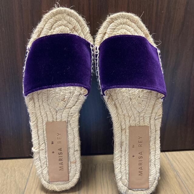 MARISA REY(マリサレイ)のマリサレイ　36サイズ　パープルサンダル レディースの靴/シューズ(サンダル)の商品写真