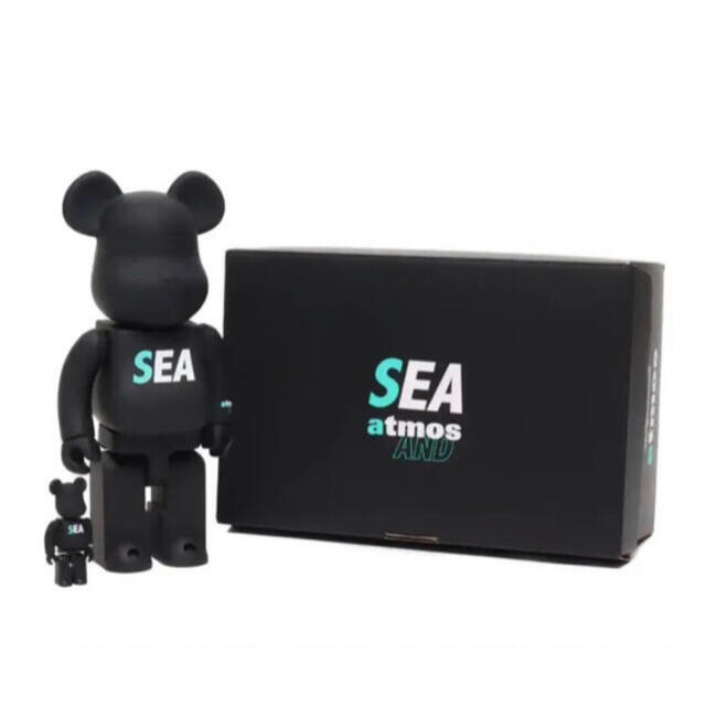 atmos(アトモス)のBe@rbrick atmos x WIND AND SEA 100%&400% エンタメ/ホビーのフィギュア(その他)の商品写真