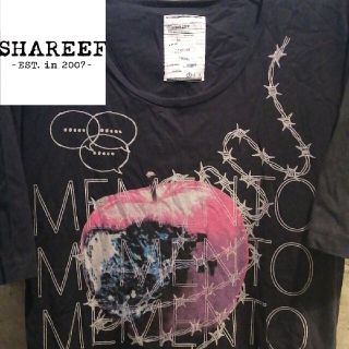 shareef ストライプ Tシャツ noise ノイズ ブラウン グレー