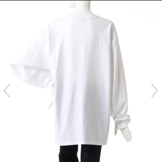 【MAISON SPECIAL】チェッカーフラッグロングTシャツ レディースのトップス(Tシャツ(長袖/七分))の商品写真