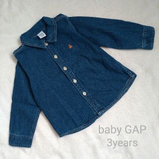 ベビーギャップ(babyGAP)のbaby GAP ベビーギャップ デニムシャツ 3years 100(Tシャツ/カットソー)