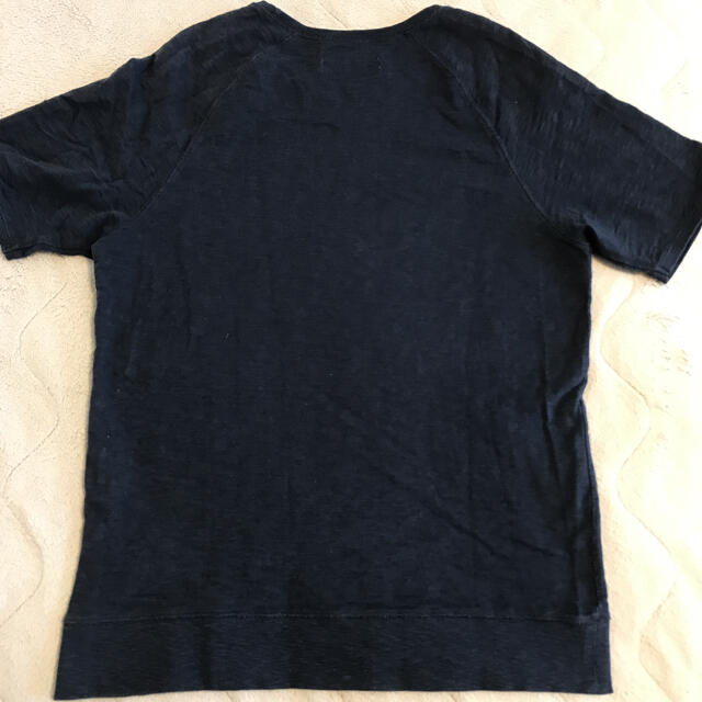 ZARA(ザラ)のZARA ザラ メンズ スラブコットンTシャツ 濃紺 メンズのトップス(Tシャツ/カットソー(半袖/袖なし))の商品写真