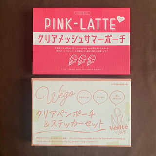 ピンクラテ(PINK-latte)のニコラ　付録2点セット(ポーチ)