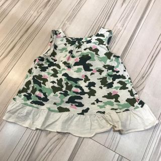 ザラキッズ(ZARA KIDS)の美品！【ZARA baby】 ノースリーブ 迷彩 サイズ80㎝ ザラベビー(Ｔシャツ)