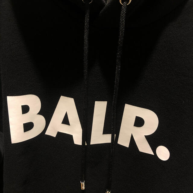 定番BALR BLACK×White フロントロゴ XSサイズ 新品未使用！