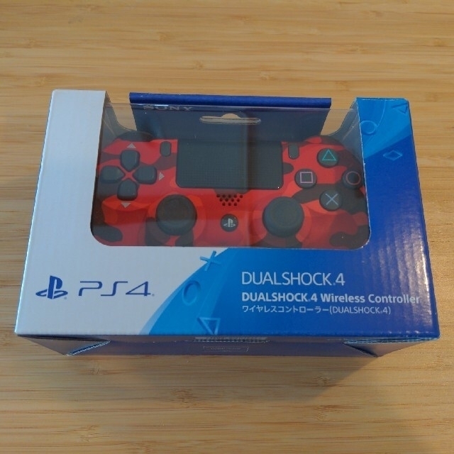 PS4　デュアルショック4　レッド・カモフラージュ