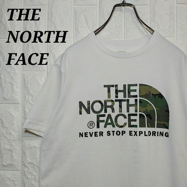 THE NORTH FACE(ザノースフェイス)のノースフェイス Tシャツ 半袖 迷彩 ビッグロゴ カモフラ メンズのトップス(Tシャツ/カットソー(半袖/袖なし))の商品写真