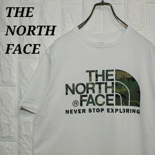 ザノースフェイス(THE NORTH FACE)のノースフェイス Tシャツ 半袖 迷彩 ビッグロゴ カモフラ(Tシャツ/カットソー(半袖/袖なし))