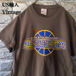 ギルタン(GILDAN)の【US輸入古着】GILDAN Tシャツ アレンデールクリスチャンスクール バスケ(Tシャツ/カットソー(半袖/袖なし))