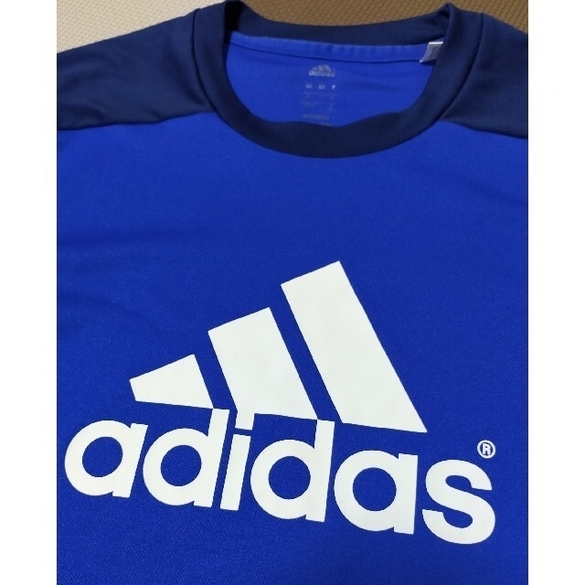 adidas(アディダス)の★アディダス Tシャツ 青&紺 サイズL メンズのトップス(Tシャツ/カットソー(半袖/袖なし))の商品写真