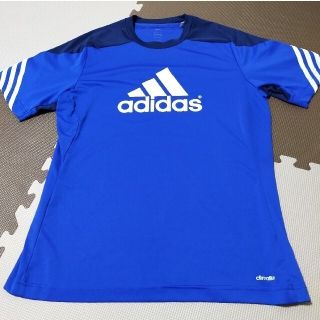 アディダス(adidas)の★アディダス Tシャツ 青&紺 サイズL(Tシャツ/カットソー(半袖/袖なし))