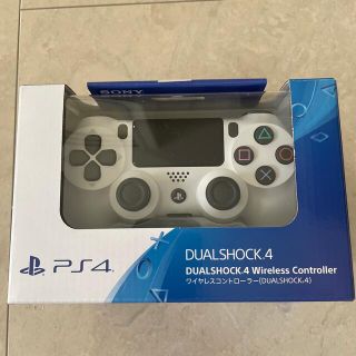 プレイステーション4(PlayStation4)のPS4 純正ワイヤレスコントローラー DUALSHOCK4 グレイシャーホワイト(その他)