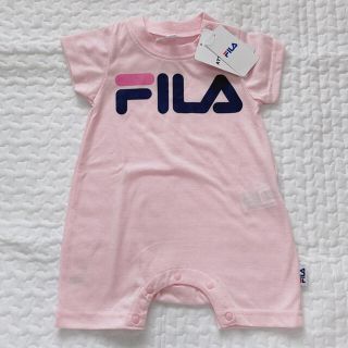 フィラ(FILA)のFILA パステルピンク ロンパース 70cm(ロンパース)