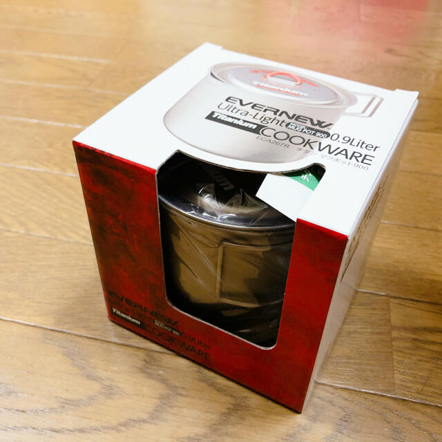 新品・未開封】エバニューチタンマグポット900 ECA267R 新品・未開封】エバニューチタンマグポット900 ECA267R
