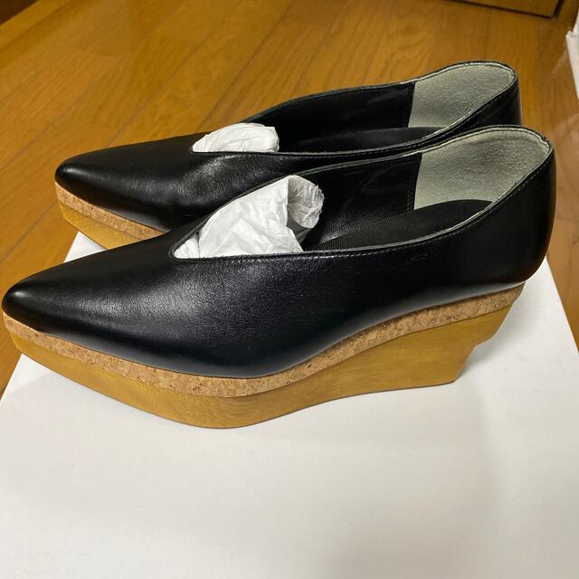Ameri VINTAGE(アメリヴィンテージ)のあきチビママ様　Ameri vintage ウッドパンプス S レディースの靴/シューズ(ハイヒール/パンプス)の商品写真