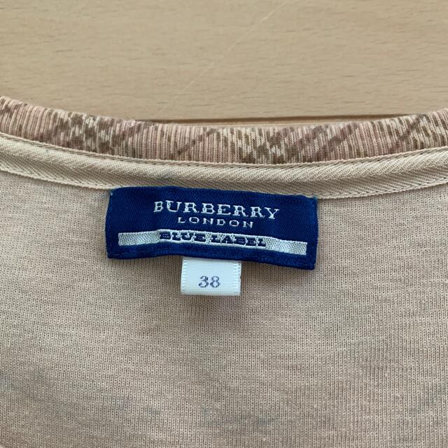 BURBERRY BLUE LABEL(バーバリーブルーレーベル)のバーバリー　Tシャツ　38 Mサイズ レディースのトップス(Tシャツ(半袖/袖なし))の商品写真