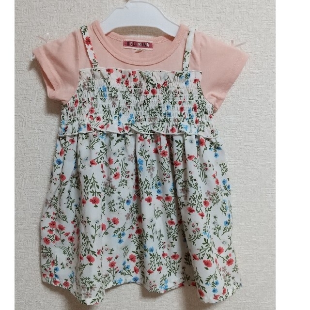 キッズワンピース　90 キッズ/ベビー/マタニティのキッズ服女の子用(90cm~)(ワンピース)の商品写真