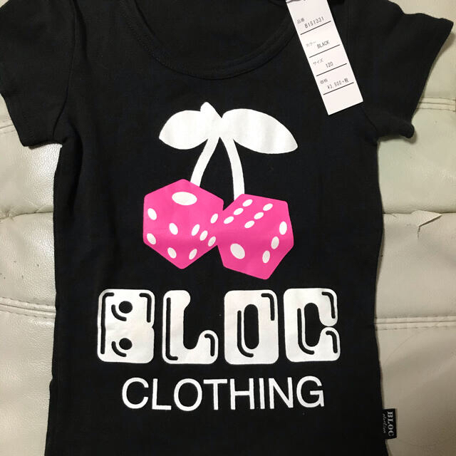 BLOC(ブロック)のbloc  キッズtシャツ　120 キッズ/ベビー/マタニティのキッズ服女の子用(90cm~)(Tシャツ/カットソー)の商品写真