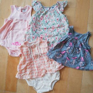 ベビーギャップ(babyGAP)のGAP OLD NAVYcarter'sLillyIvoryｾｯﾄ売り夏服女の子(ワンピース)